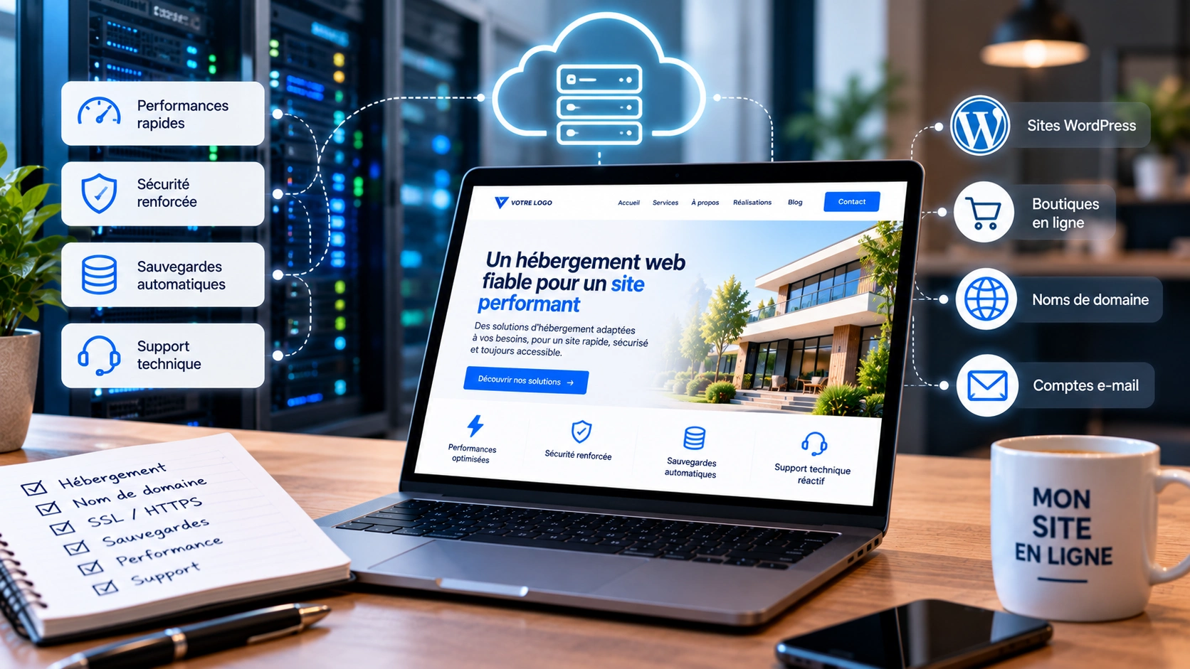 Hébergement web performant et sécurisé pour site WordPress