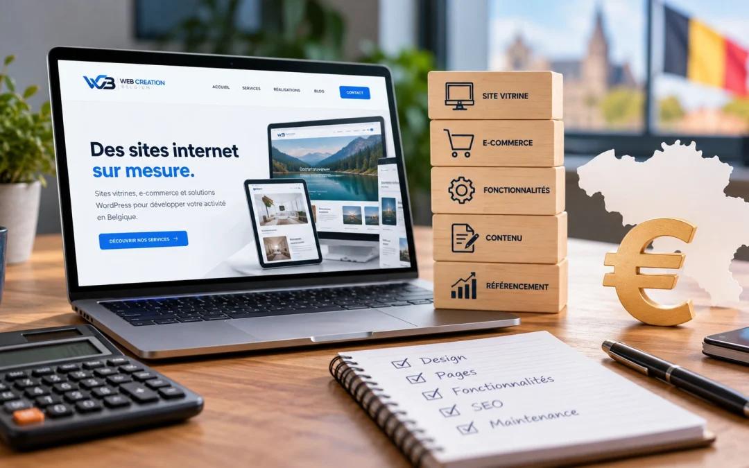 Combien coûte la création d’un site internet en Belgique en 2026 ?